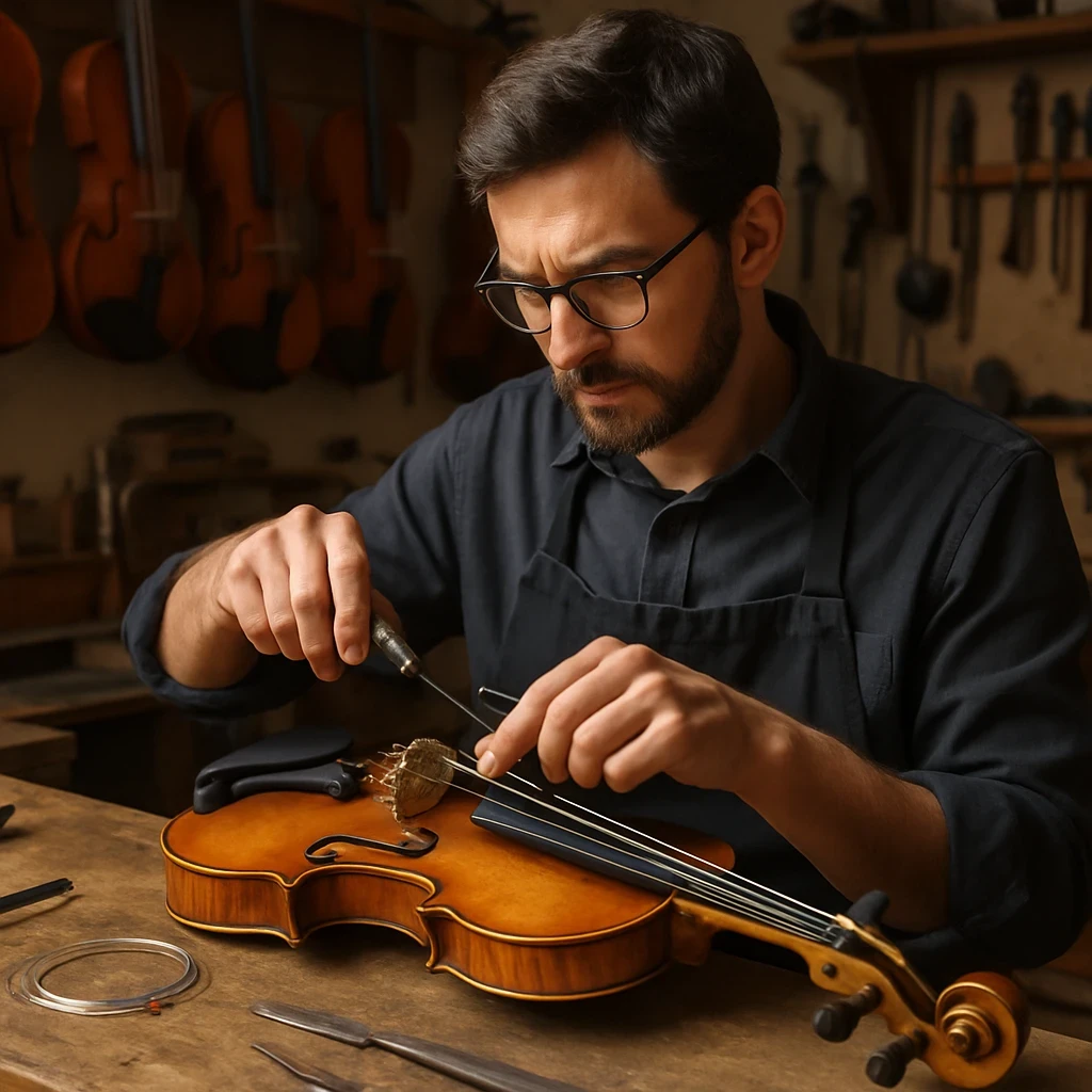 Kiedy zalecana jest profesjonalna wymiana strun w instrumencie?